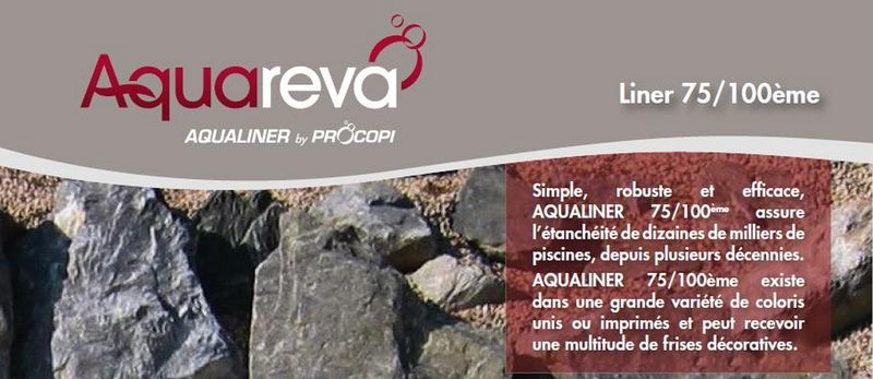 Liner 75/100 étanchéité piscine béton par Aquarev'Piscines à Vinon sur Verdon 83560