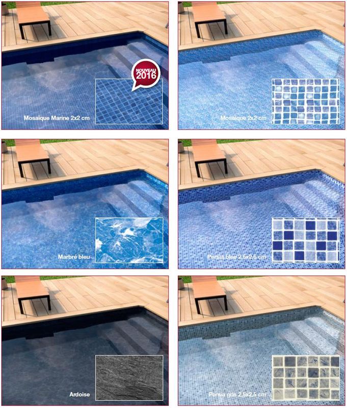 Liner 75/100 étanchéité piscine béton par Aquarev'Piscines à Mane 04300