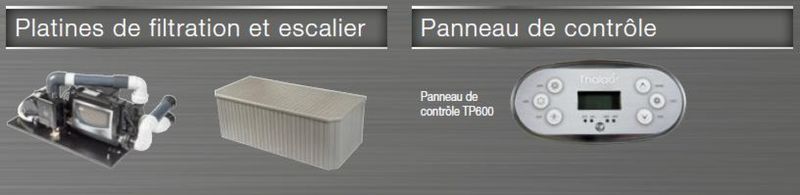 Nouvelle platine de filtration et escalier pour Spas THALAO by Procopi par Aquarev'Piscines à Ginasservis 83560