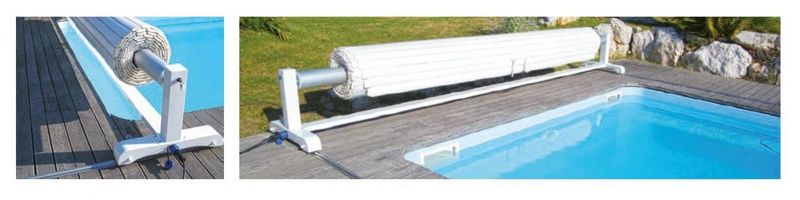 Couverture de piscine hors-sol mobile par Aquarev'Piscines à Oraison 04700