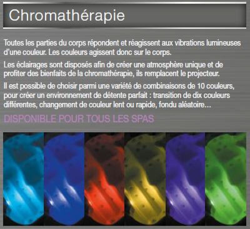 Option Chromathérapie Spas THALAO by Procopi par Aquarev'Piscines à Pierrevert 04860